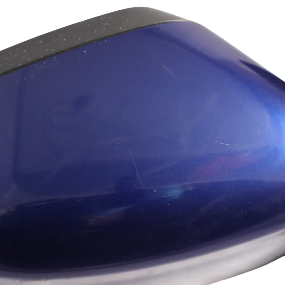 Ford Focus Mk3 Door Wing Mirror Right O/S Deep Impact Blue - J4 - SKU RHD-BM51-17682-KF-DIB - Part number BM51-17682-KF