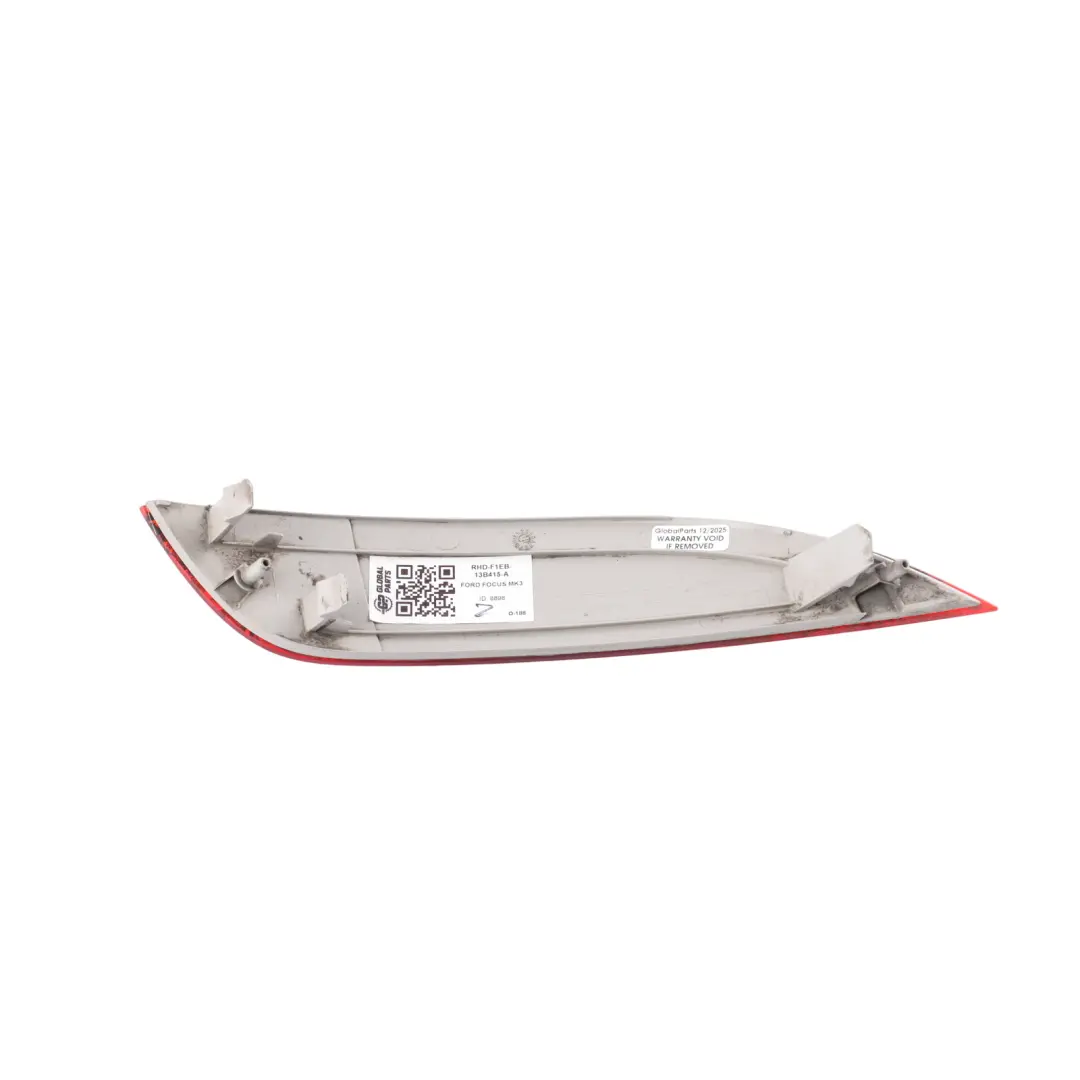 Ford Focus Mk3 Rear Bumper Reflector Trim Cover Left N/S - SKU RHD-F1EB-13B415-A - Part number F1EB-13B415-A