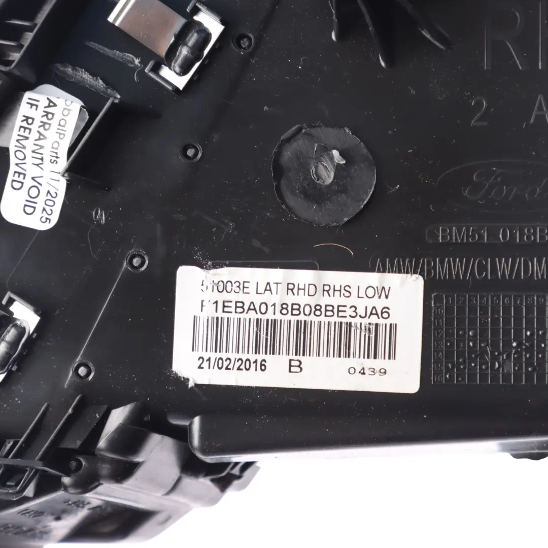 Ford Focus Mk3 Front Dashboard Air Vent Grille Right O/S - SKU RHD-F1EB-A018B08-BE3JA6 - Part number F1EB-A018B08-BE3JA6