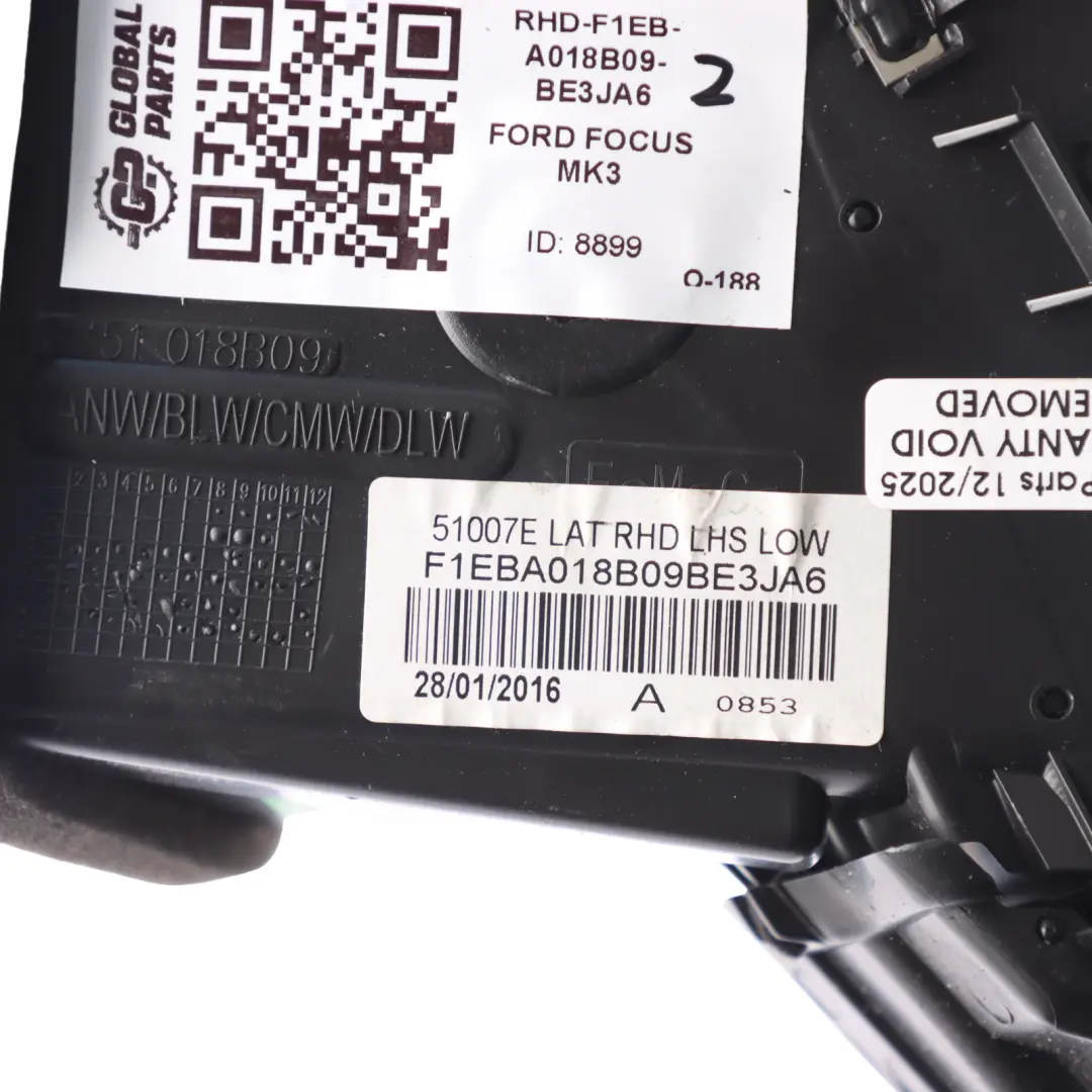 Ford Focus Mk3 Front Dashboard Air Vent Grille Left N/S - SKU RHD-F1EB-A018B09-BE3JA6 - Part number F1EB-A018B09-BE3JA6