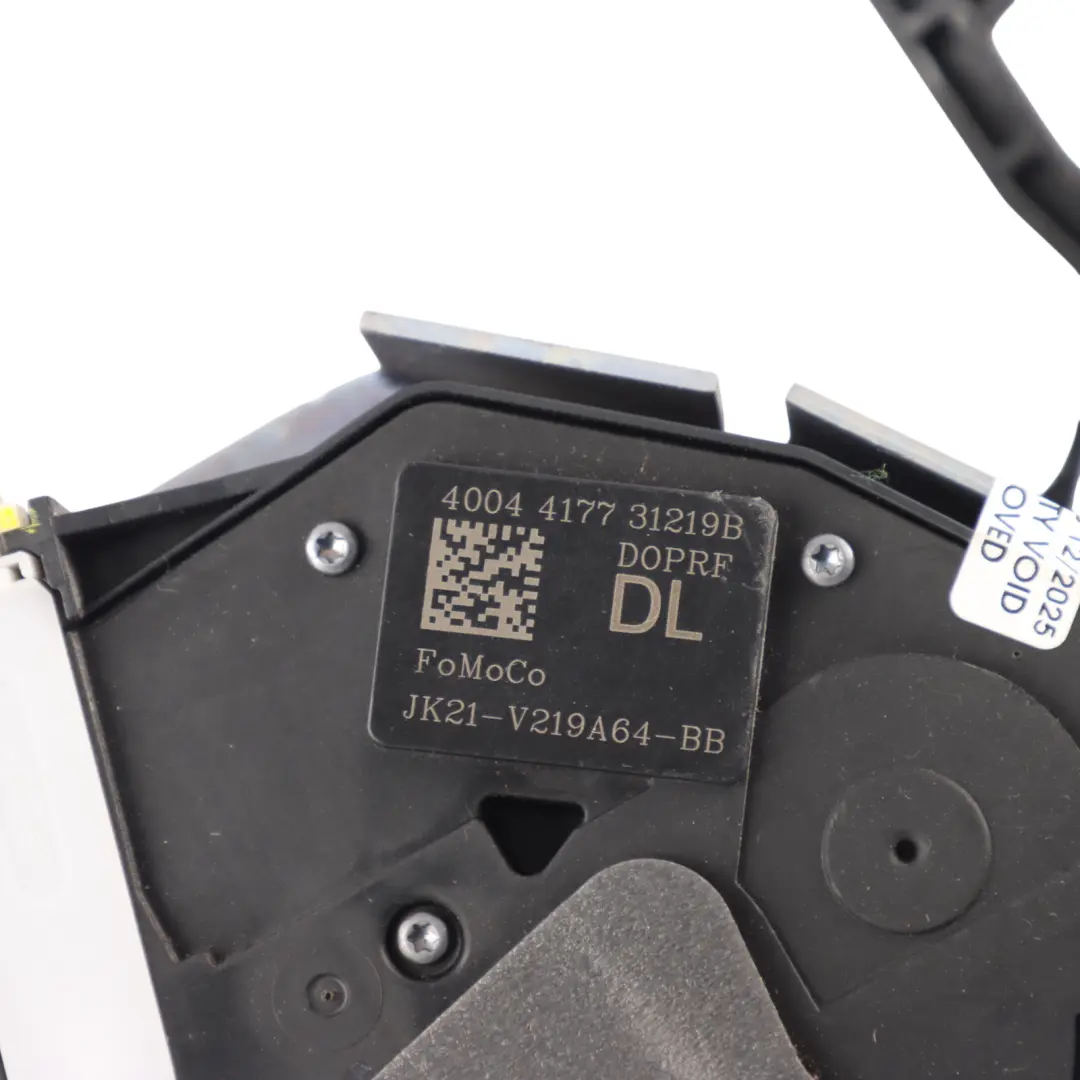 Mk8 Front Door Lock Mechanism Right O/S to Ford Transit Custom with Part number JK21-V219A64-BB Ford Transit Custom Mk8 Front Door Lock Mechanism Right O/S - SKU RHD-JK21V219A64-BB-1 - Part number JK21-V219A64-BB