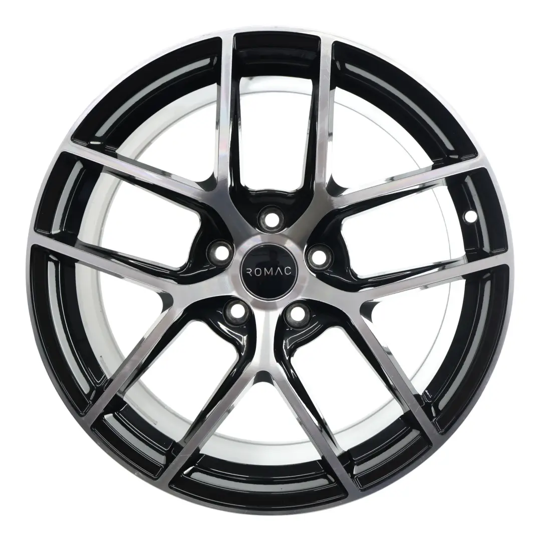 Romac Diablo Felge Alloy Silber Schwarz 18" 8.5J ET:45 5 Doppelspeiche für mit Teilenummer ROMAC-VIA-18-3 Romac Diablo Felge Alloy Silber Schwarz 18" 8.5J ET:45 5 Doppelspeiche - SKU ROMAC-VIA-18-3 - Teilenummer ROMAC-VIA-18-3