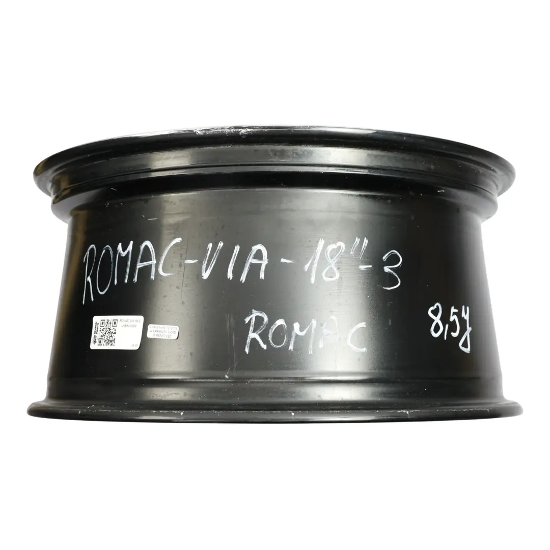  Romac Diablo Felge Alloy Silber Schwarz 18" 8.5J ET:45 5 Doppelspeiche - SKU ROMAC-VIA-18-3 - Teilenummer ROMAC-VIA-18-3