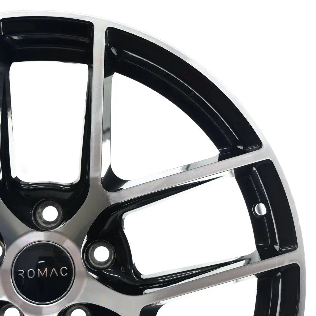  Romac Diablo Felge Alloy Silber Schwarz 18" 8.5J ET:45 5 Doppelspeiche - SKU ROMAC-VIA-18-3 - Teilenummer ROMAC-VIA-18-3
