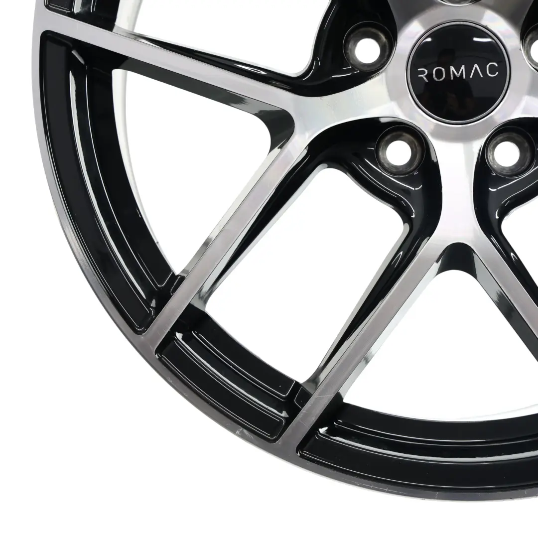 Romac Diablo Wheel Rim Alloy Silver Black 18" 8.5J ET:45 5 Double Spoke to with Part number ROMAC-VIA-18-3 Romac Diablo Wheel Rim Alloy Silver Black 18" 8.5J ET:45 5 Double Spoke - SKU ROMAC-VIA-18-3 - Part number ROMAC-VIA-18-3