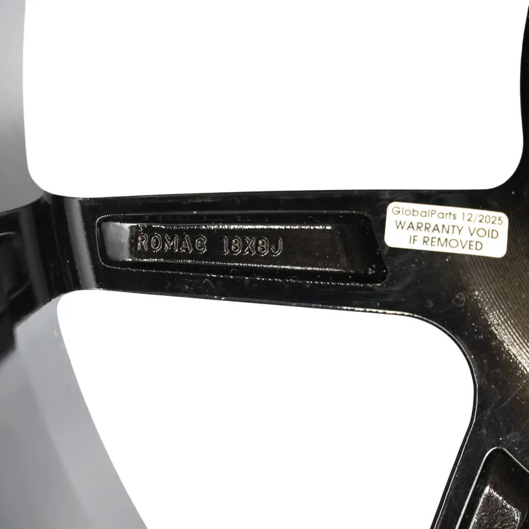  Romac Diablo Felge Alloy Silber Schwarz 18" 8.5J ET:45 5 Doppelspeiche - SKU ROMAC-VIA-18-4 - Teilenummer ROMAC-VIA-18-4