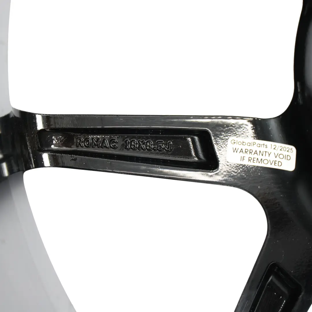  Romac Diablo Felge Alloy Silber Schwarz 18" 8.5J ET:45 5 Doppelspeiche - SKU ROMAC-VIA-18-5 - Teilenummer ROMAC-VIA-18-5