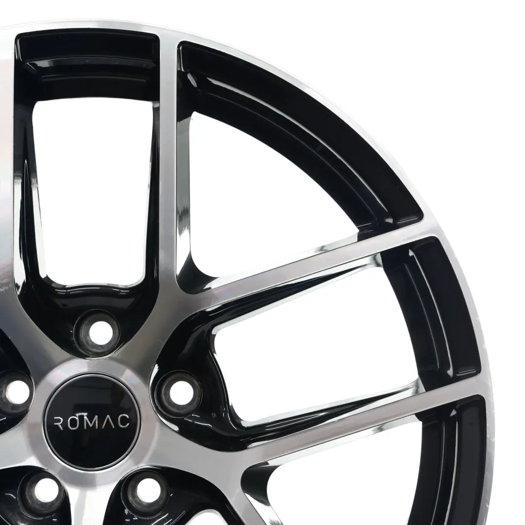Romac Diablo Felge Alloy Silber Schwarz 18" 8.5J ET:45 5 Doppelspeiche für mit Teilenummer ROMAC-VIA-18-5 Romac Diablo Felge Alloy Silber Schwarz 18" 8.5J ET:45 5 Doppelspeiche - SKU ROMAC-VIA-18-5 - Teilenummer ROMAC-VIA-18-5