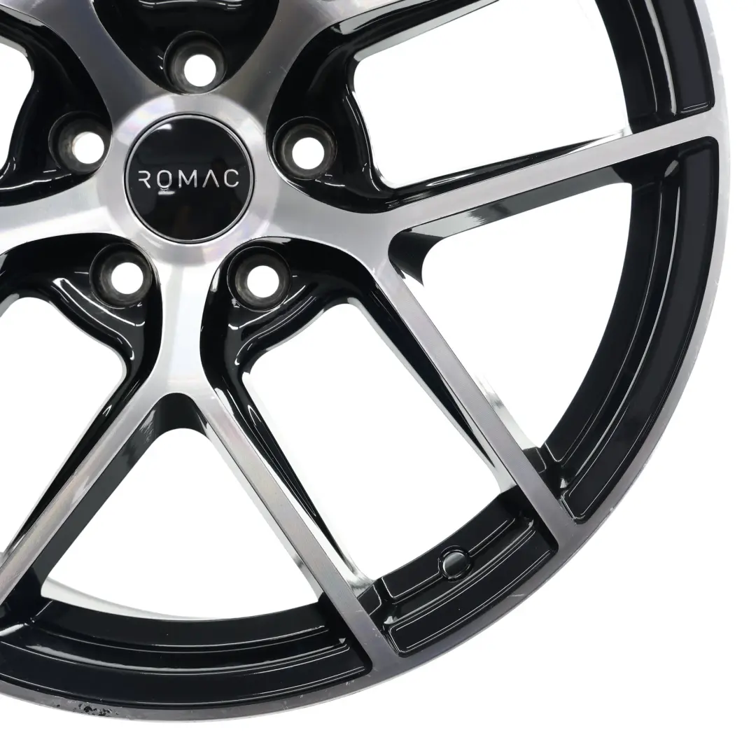  Felga Romac Diablo Aluminiowa Srebrny Czarny 18" 8.5J ET:45 - SKU ROMAC-VIA-18-5 - Numer Części ROMAC-VIA-18-5