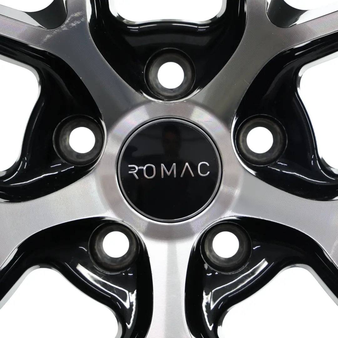 Romac Diablo Felge Alloy Silber Schwarz 18" 8.5J ET:45 5 Doppelspeiche für mit Teilenummer ROMAC-VIA-18-5 Romac Diablo Felge Alloy Silber Schwarz 18" 8.5J ET:45 5 Doppelspeiche - SKU ROMAC-VIA-18-5 - Teilenummer ROMAC-VIA-18-5