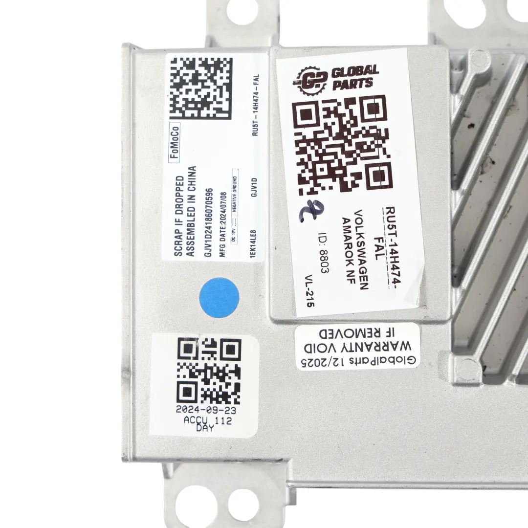 Volkswagen VW Amarok Mk2 Modulo Gateway Unità Di Controllo - SKU RU5T-14H474-FAL - Numero di parte RU5T-14H474-FAL