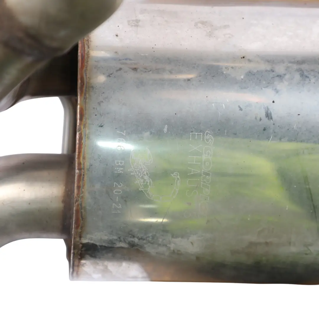 Exhausts Rear Muffler Box Silencer to BMW F87 M2 Competition Scorpion with Part number SBMS081 BMW F87 M2 Competition Scorpion Exhausts Rear Muffler Box Silencer - SKU SBMS081 - Part number SBMS081