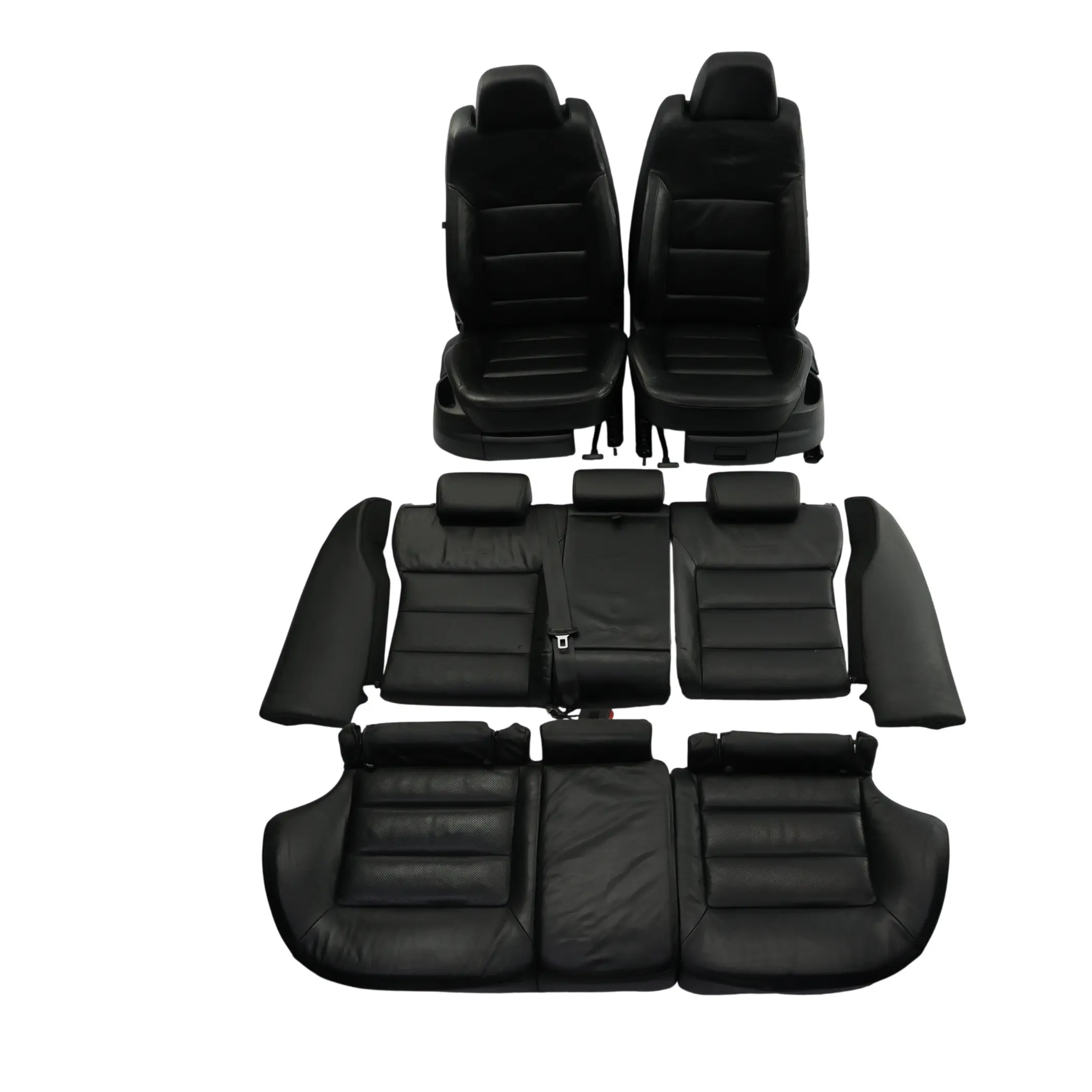 Skoda Octavia 1Z VRS RS Front Seats Rear Sofa Leather Black Set Kit