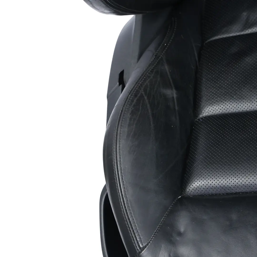 Skoda Octavia 1Z VRS RS Asientos Delanteros Traseros Sofá Cuero Negro Set Kit - SKU SKODA-OCTAVIA-RS-1Z-SEAT-LEATHER-SET - Número de pieza SKODA-OCTAVIA-RS-1Z-SEAT-LEATHER