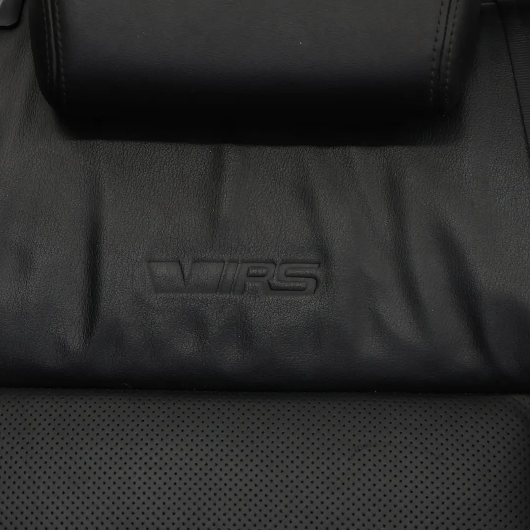 Skoda Octavia 1Z VRS RS Asientos Delanteros Traseros Sofá Cuero Negro Set Kit - SKU SKODA-OCTAVIA-RS-1Z-SEAT-LEATHER-SET - Número de pieza SKODA-OCTAVIA-RS-1Z-SEAT-LEATHER