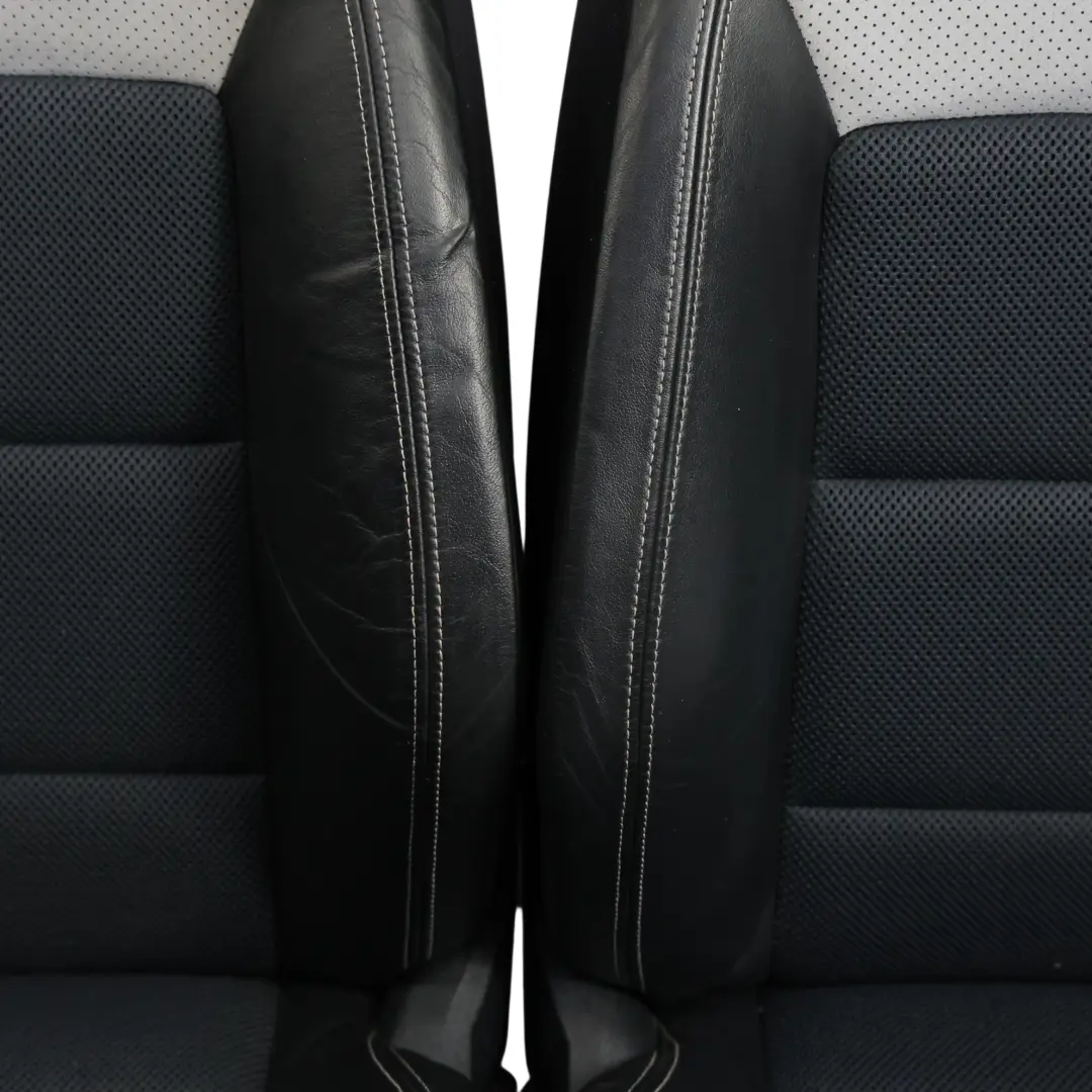 Skoda Octavia 1Z VRS RS Vordersitze Rücksitze Leder Stoff Grau Anthr Satz Kit - SKU SKODA-OCTAVIA-RS-1Z-SEAT-SET-1 - Teilenummer SKODA-OCTAVIA-RS-1Z-SEAT-SET