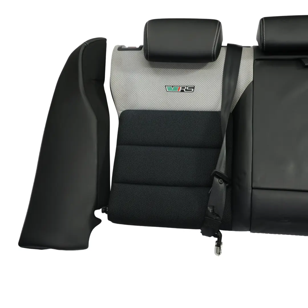 Skoda Octavia 1Z VRS RS Asientos Delanteros Sofá Cuero Tela Gris Anthr Set Kit - SKU SKODA-OCTAVIA-RS-1Z-SEAT-SET-1 - Número de pieza SKODA-OCTAVIA-RS-1Z-SEAT-SET