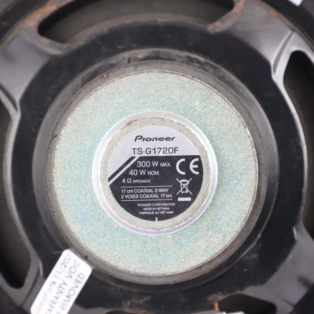 Genuine Pioneer Stereo 2-Way Coaxial Speaker Loudspeaker Set 300W to with Part number TS-G1720F Genuine Pioneer Stereo 2-Way Coaxial Speaker Loudspeaker Set 300W - SKU TS-G1720F - Part number TS-G1720F