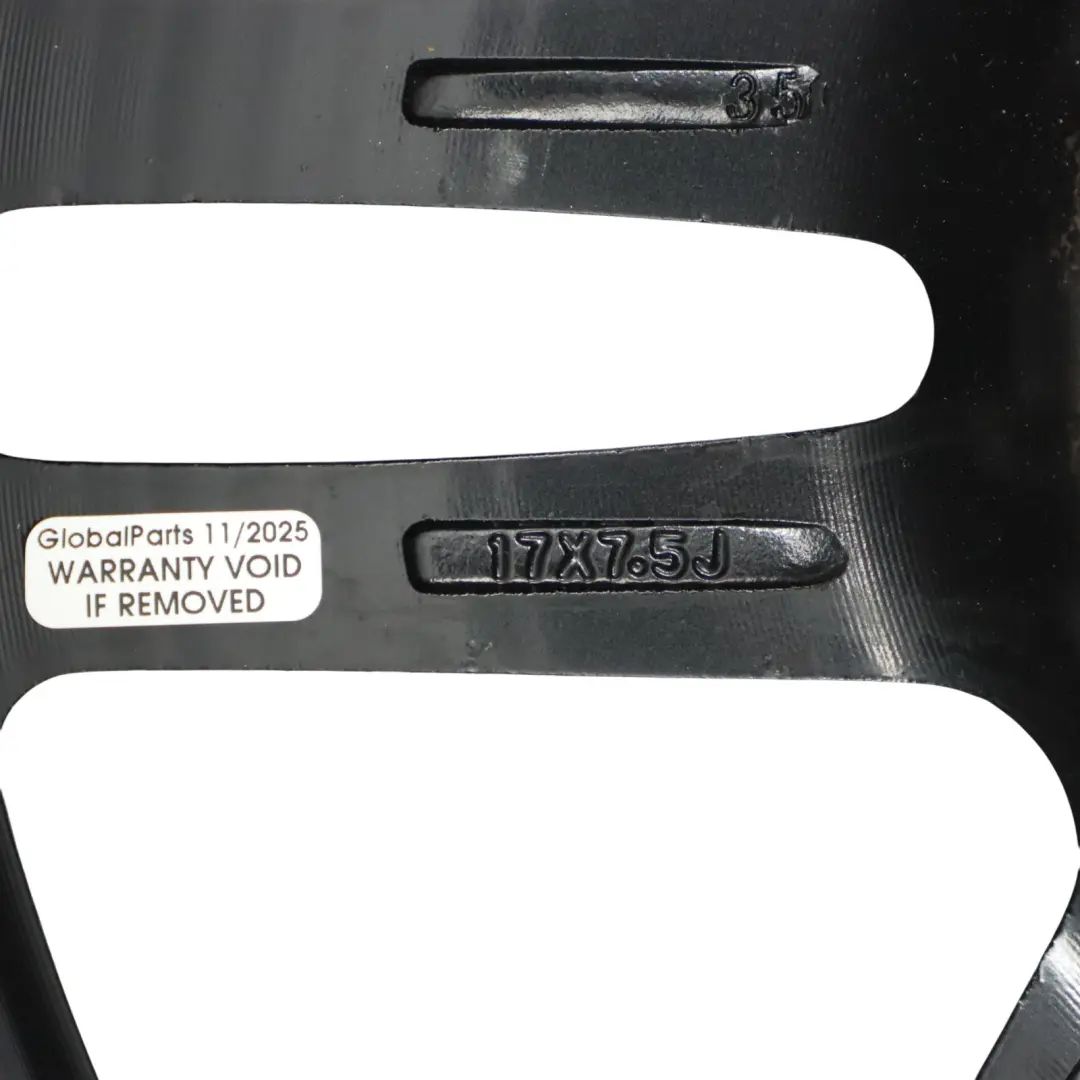  Jantes Ultralite Alliage Noir Jeu 17" 7,5J 6 Doubles Rayons ET42 - SKU ULTRALITE-17-SET - Numéro de pièce ULTRALITE-17