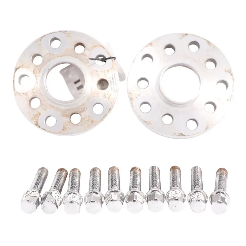 Alloy Wheel Spacers Hubcentric Shims Bolts VAG 5x100/5x112 57.1mm 20mm Pair