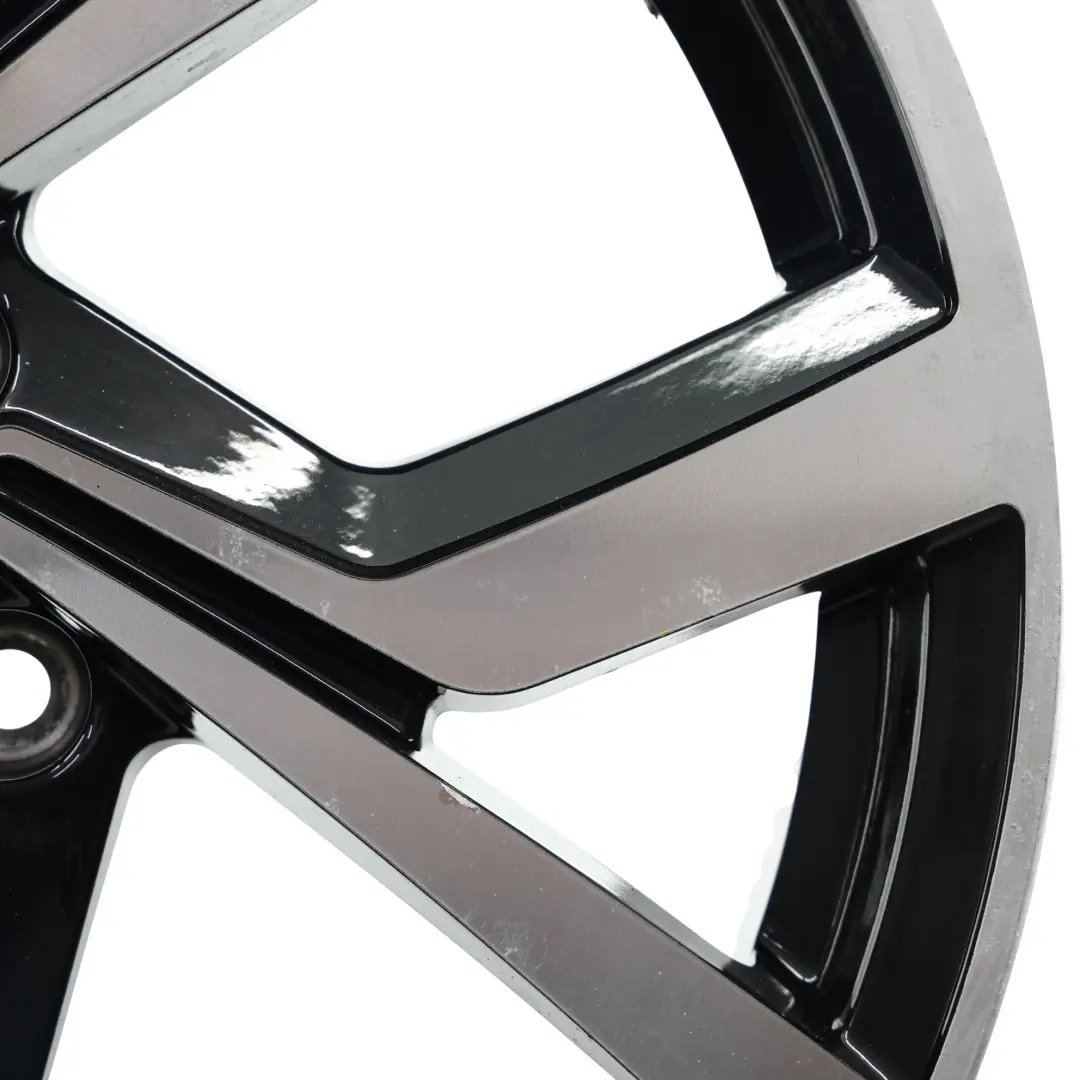 Rim Black Silver VIA 18" 7.5J ET:45 to Volkswagen Golf VII Polo V Wheel with Part number VW-VIA-18 Volkswagen Golf VII Polo V Wheel Rim Black Silver VIA 18" 7.5J ET:45 - SKU VW-VIA-18-1 - Part number VW-VIA-18