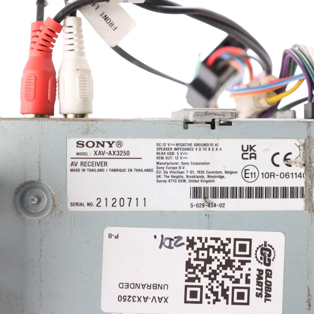  SONY DAB Bluetooth Stereo Screen Display Multimedia Head Unit - SKU XAV-AX3250 - Part number XAV-AX3250