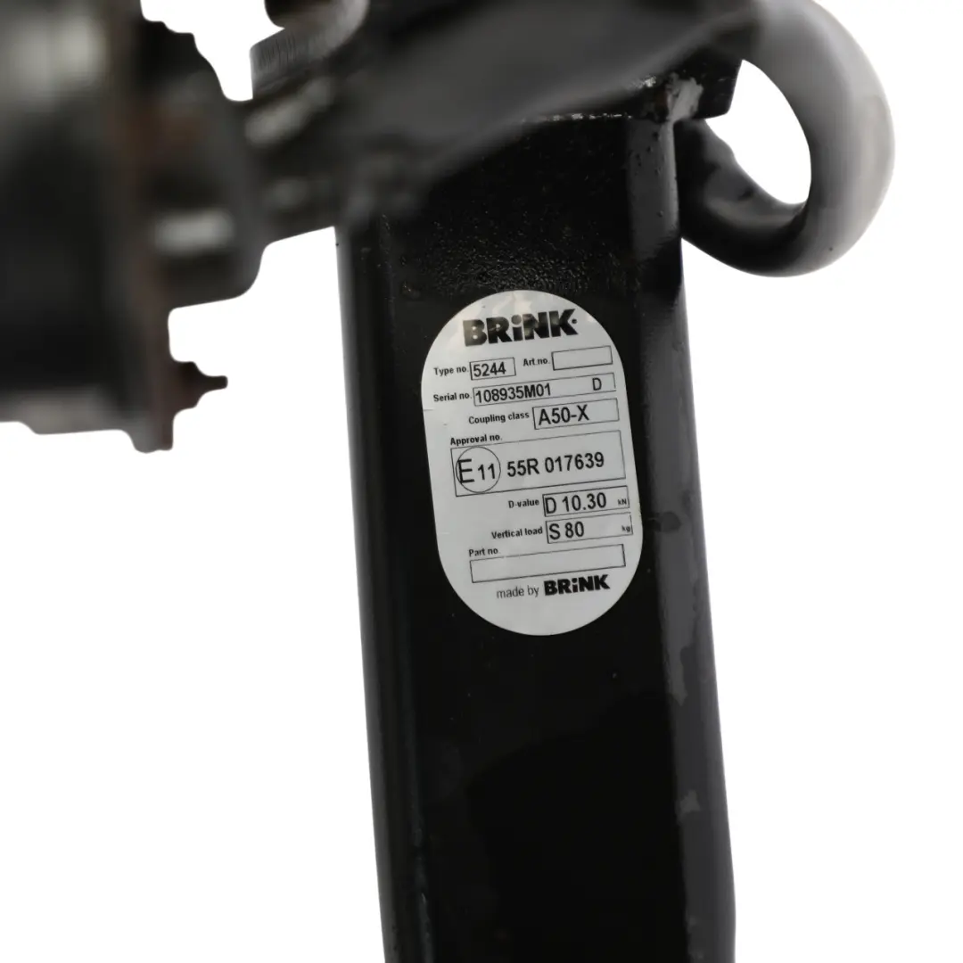 Skoda Yeti 5L Brink Towbar Electrical Towing Hitch Trailer Hook 108935M01 - SKU YETI-5L-HOOK-BRINK - Part number YETI-5L-HOOK