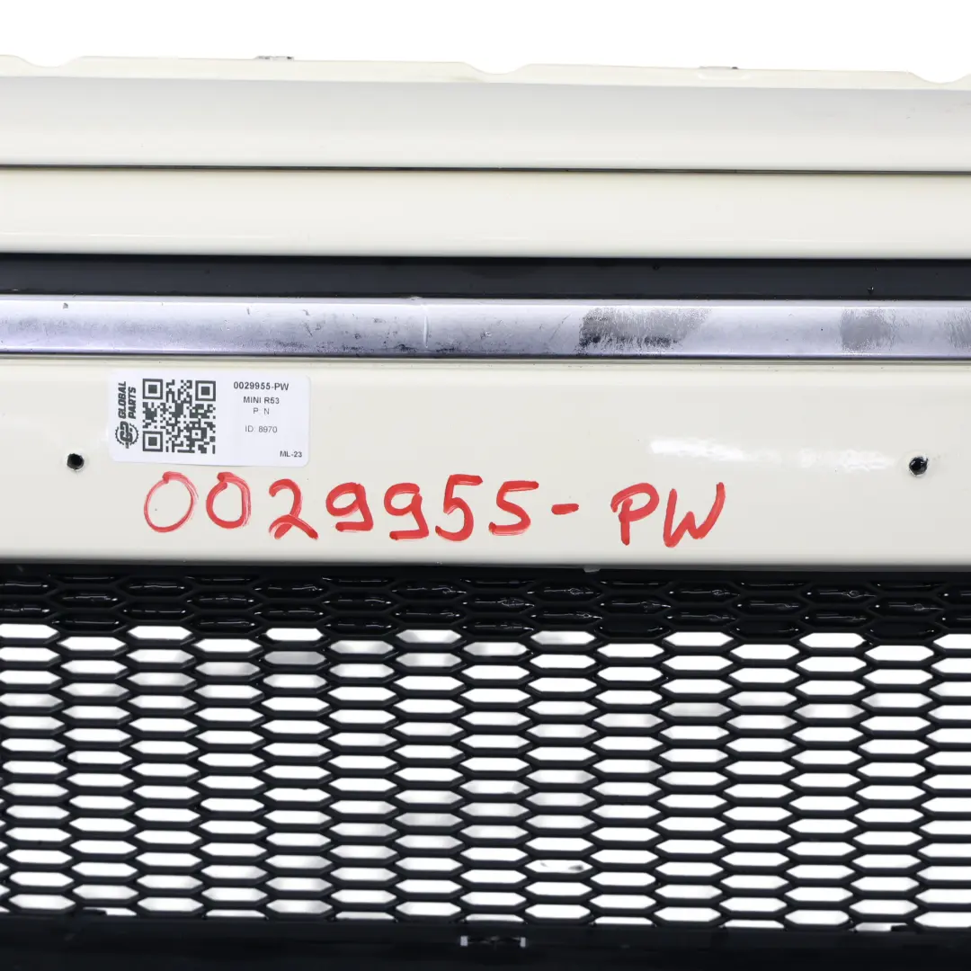 Mini R52 R53 Cooper S Stossfänger Vorn Pepper White - 850 - SKU 0029955-PW - Teilenummer 0029955