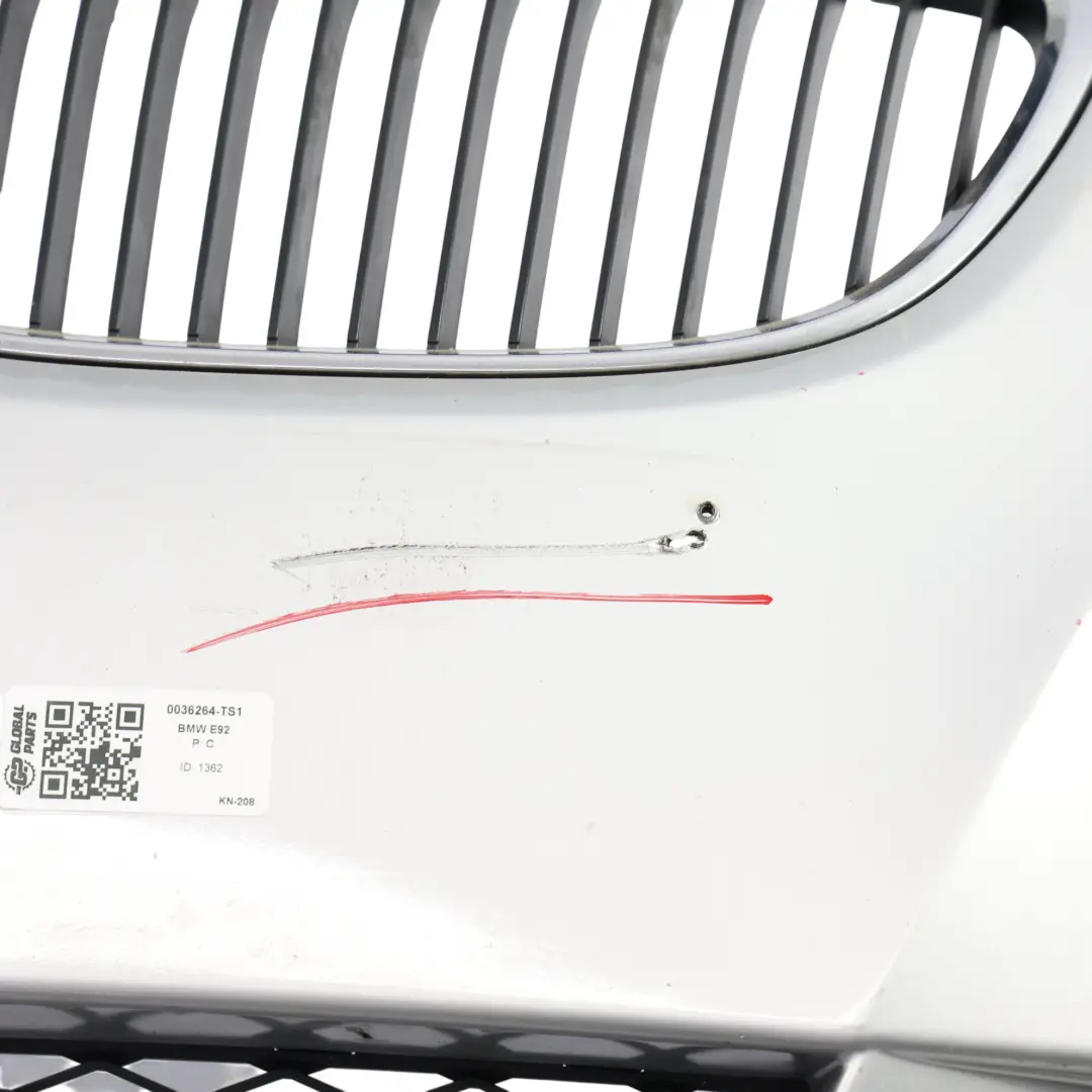 BMW E92 E93 Front Bumper M Sport Trim Panel Titansilber Titan Silver - 354 - SKU 0036264-TS1 - Part number 0036264