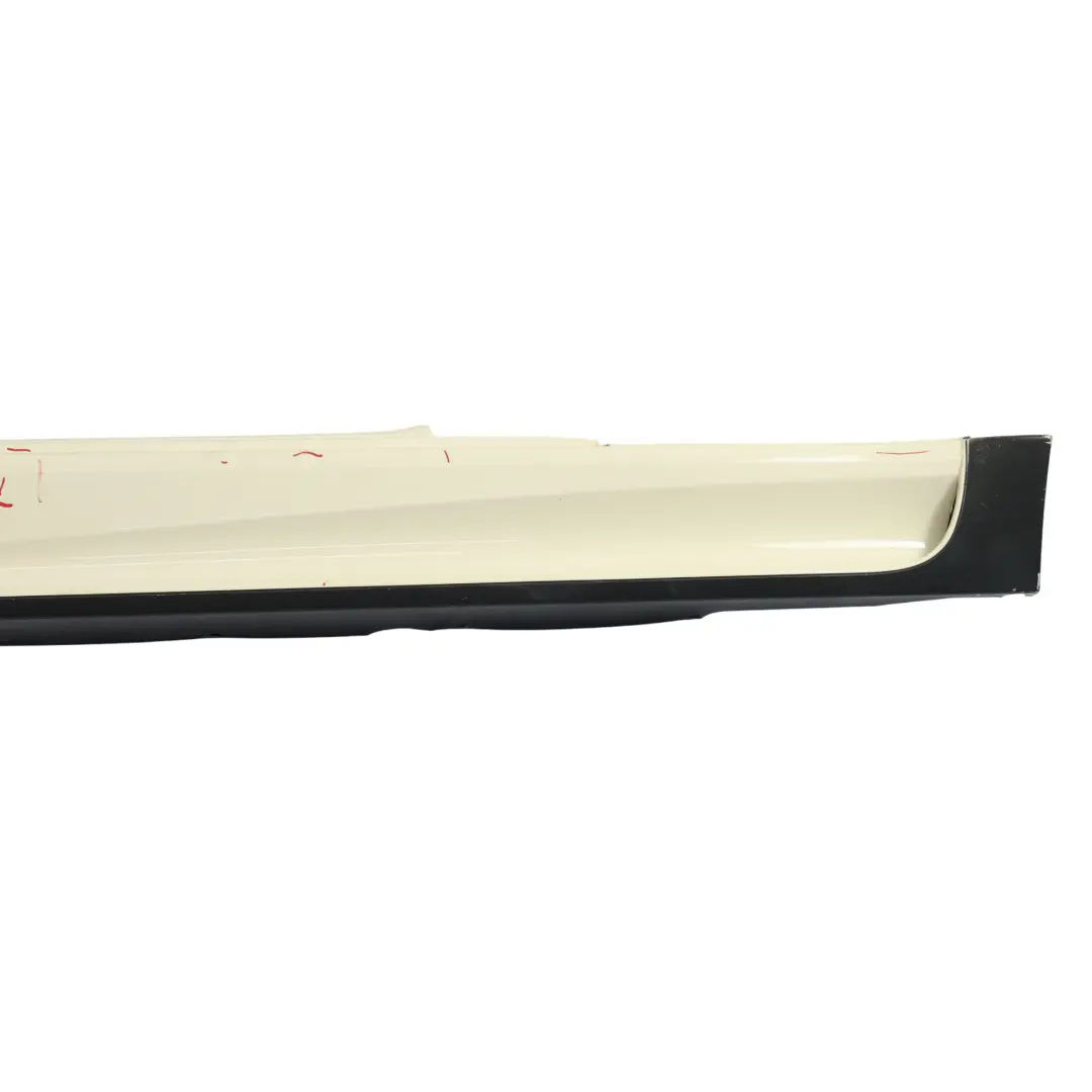 Mini R50 R53 Side Skirt JCW Aerokit Left N/S Sill Trim Pepper White - 850 - SKU 0140630-PW - Part number 0140630