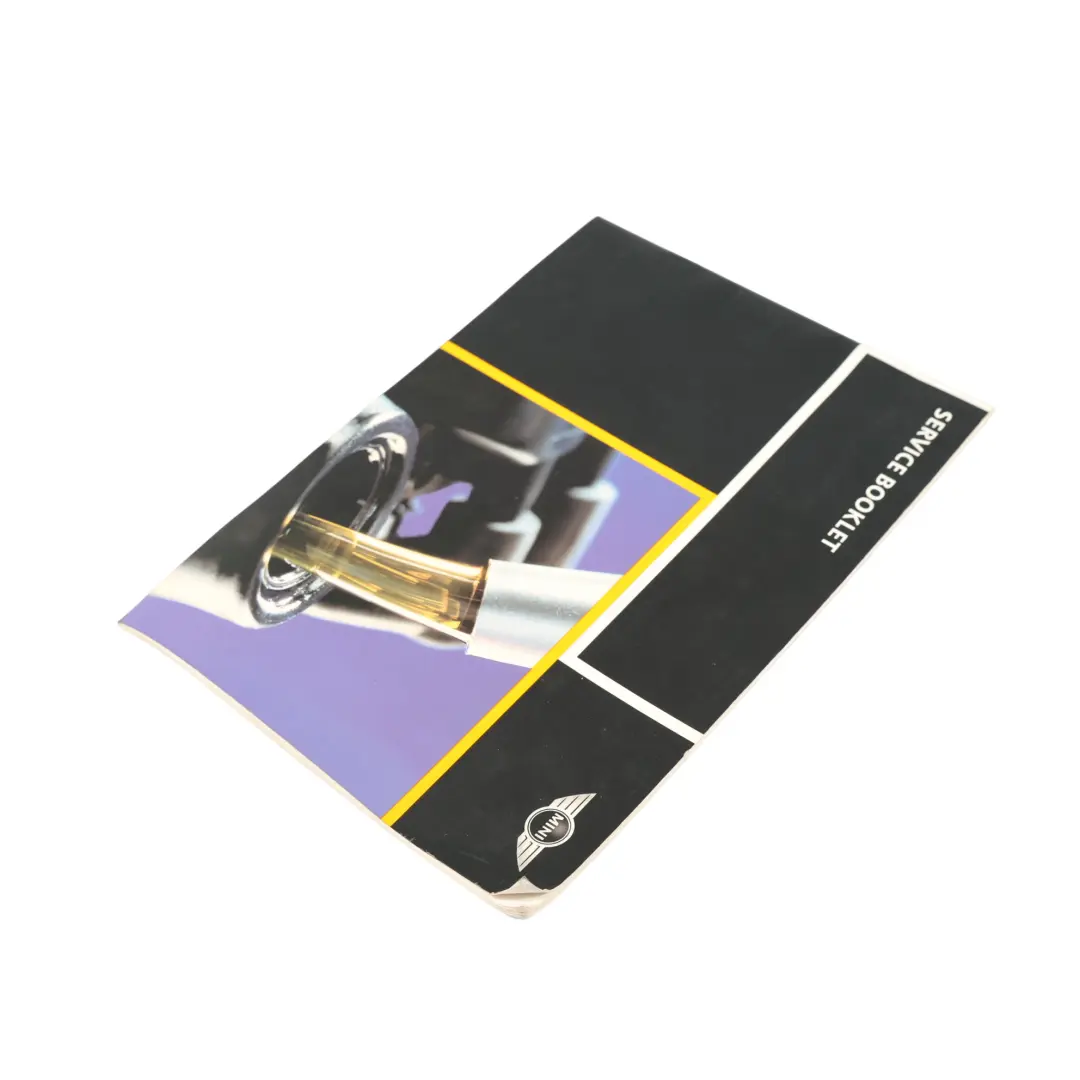 Mini R50 Service Booklet Maintenance Service Book - SKU 0156505 - Part number 0156505