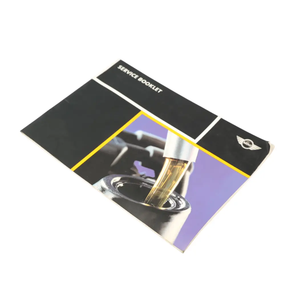 Mini R50 Service Booklet Maintenance Service Book - SKU 0156505 - Part number 0156505