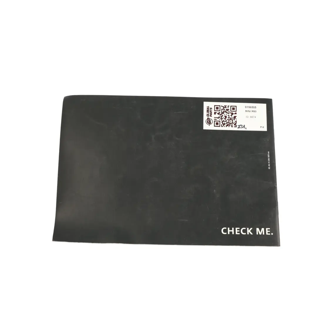 Mini R50 Service Booklet Maintenance Service Book - SKU 0156505 - Part number 0156505