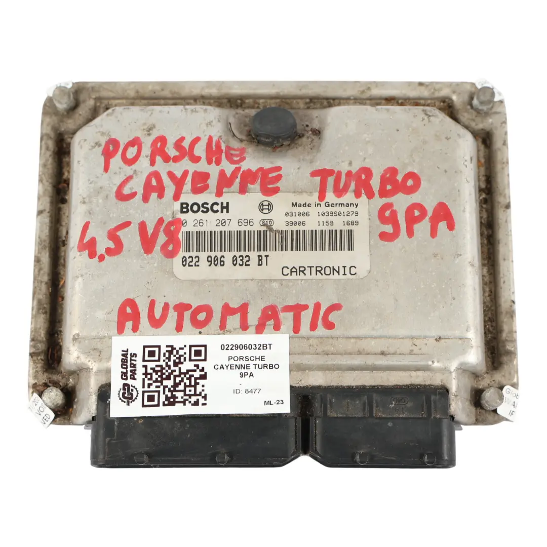 450HP 48.50 Motormodul ECU Automatik für Porsche Cayenne 955 S 4.5 V8 mit Teilenummer 022906032BT Porsche Cayenne 955 S 4.5 V8 450HP 48.50 Motormodul ECU Automatik - SKU 022906032BT - Teilenummer 022906032BT