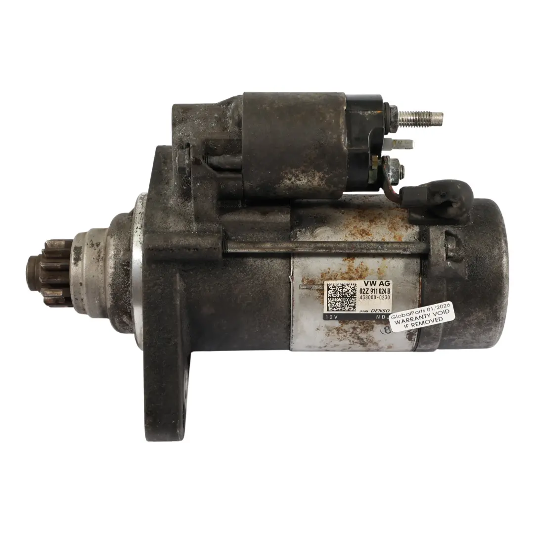 Audi A3 8V VW Golf MK7 Skoda Octavia MK3 Motor Arranque 1.6 TDI - SKU 02Z911024B - Número de pieza 02Z911024B