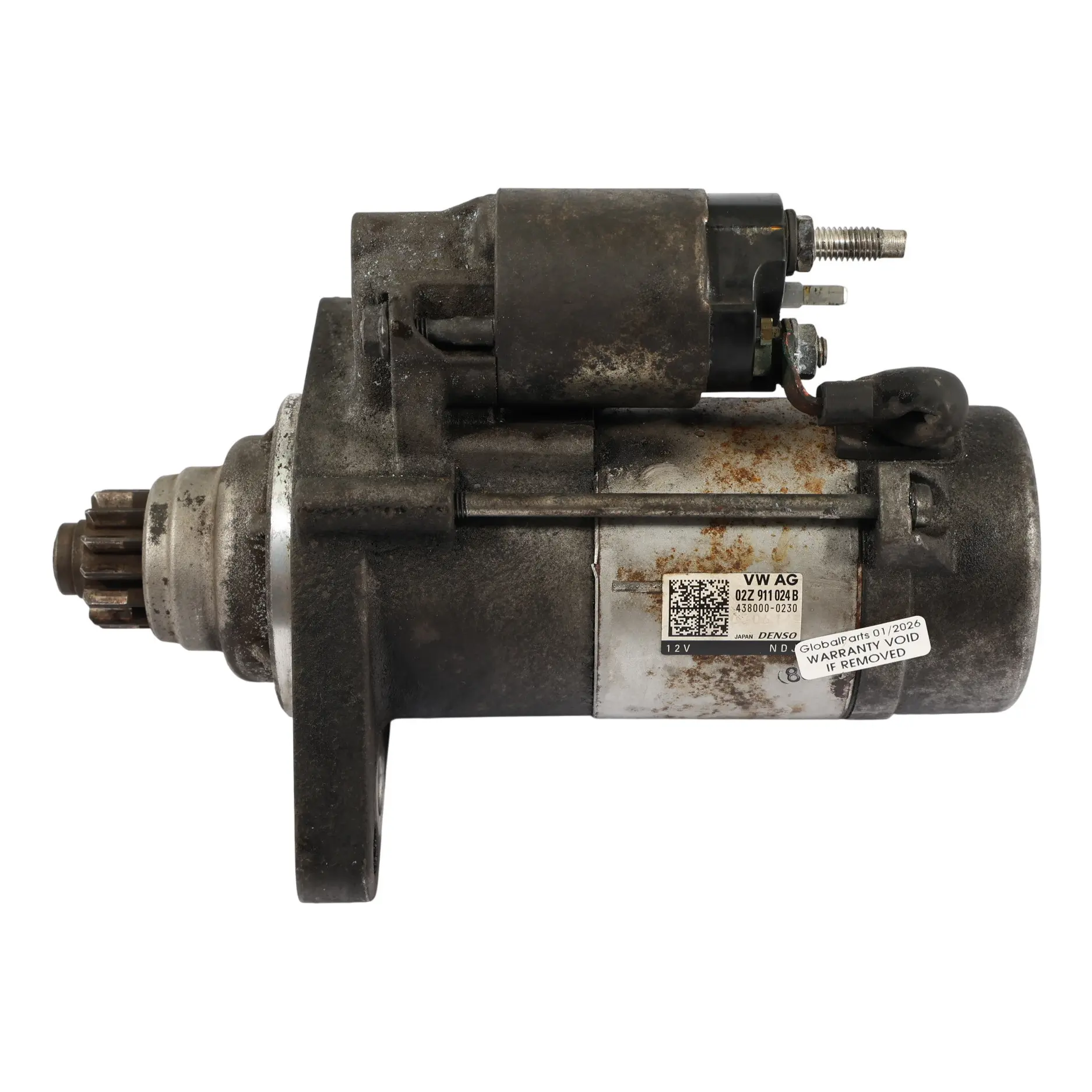 Audi A3 8V VW Golf Mk7 Skoda Octavia Mk3 Starter Motor 1.6 TDI 02Z911024B