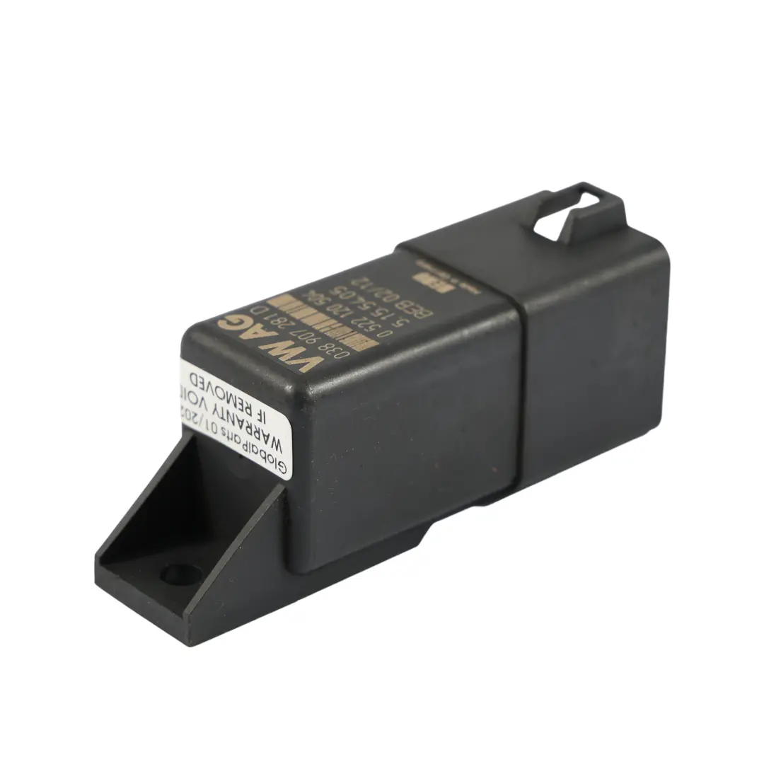 VW Volkswagen Caddy 2K Audi A4 B9 Glow Plug Relay Unit Negro Diesel - SKU 038907281D-2 - Número de pieza 038907281D