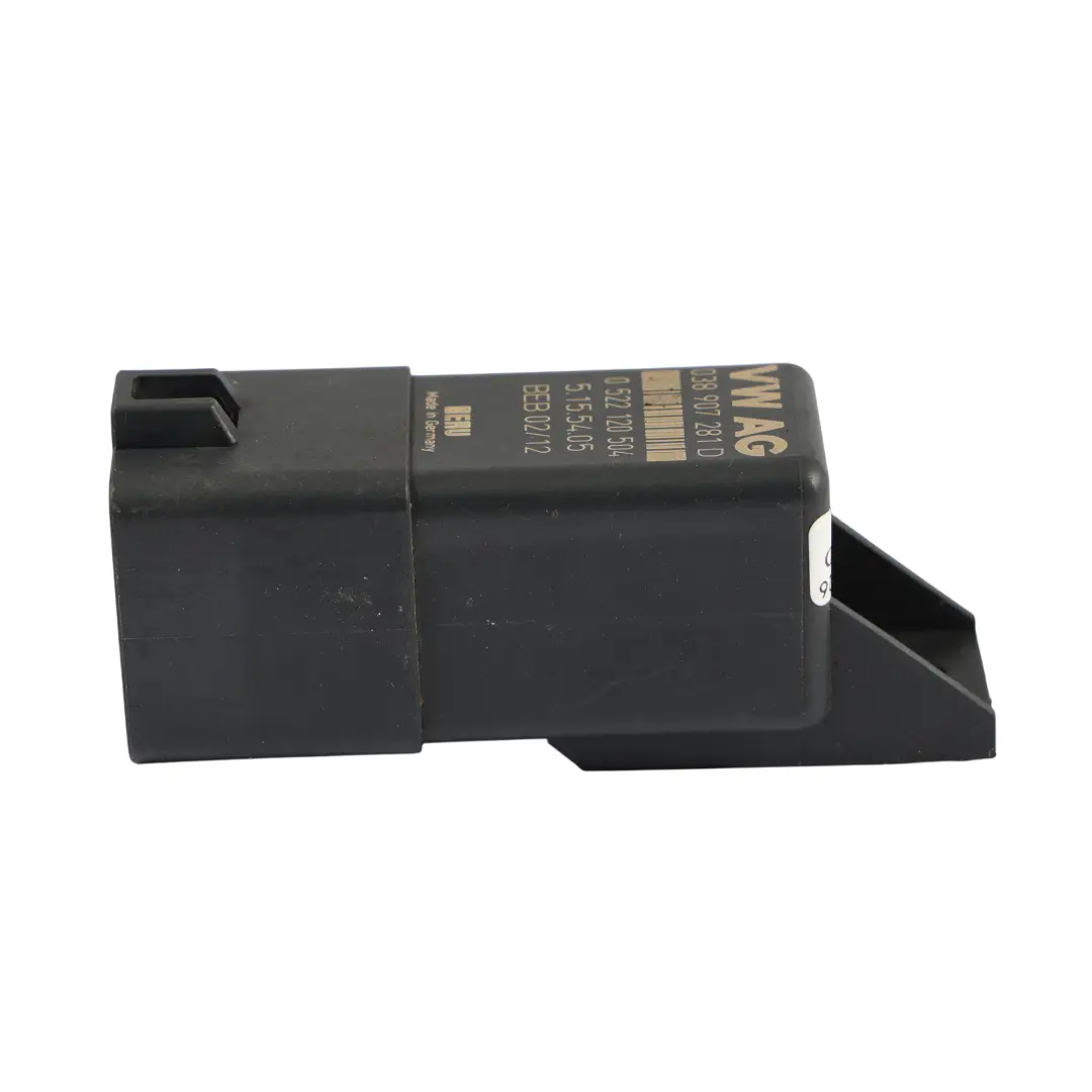 VW Volkswagen Caddy 2K Audi A4 B9 Glow Plug Relay Unit Black Diesel - SKU 038907281D-2 - Part number 038907281D