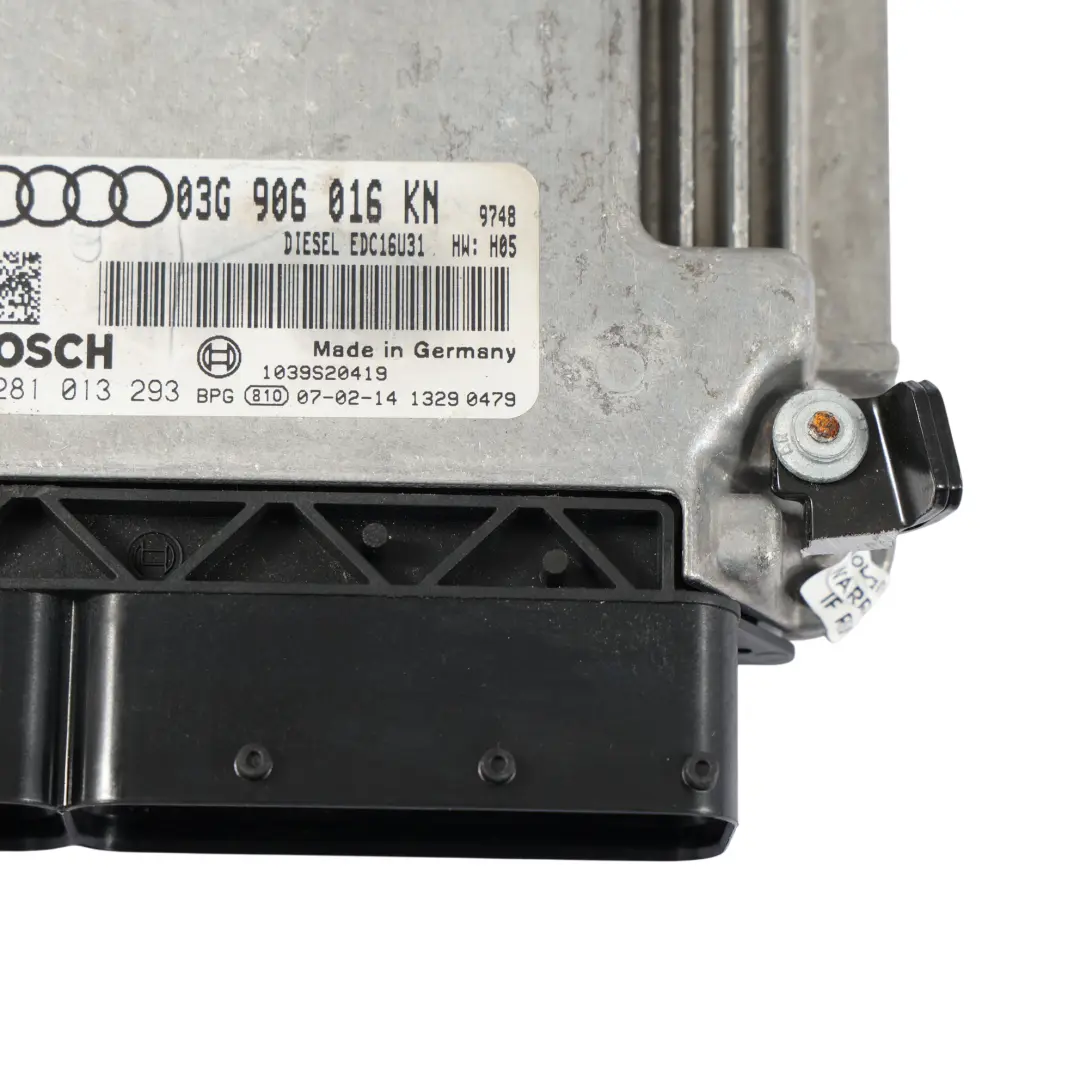Audi A4 B7 2.0 TDI BPW 140HP Motor ECU Kit Accensione Chiave Manuale - SKU 03G906016KN-1 - Numero di parte 03G906016KN