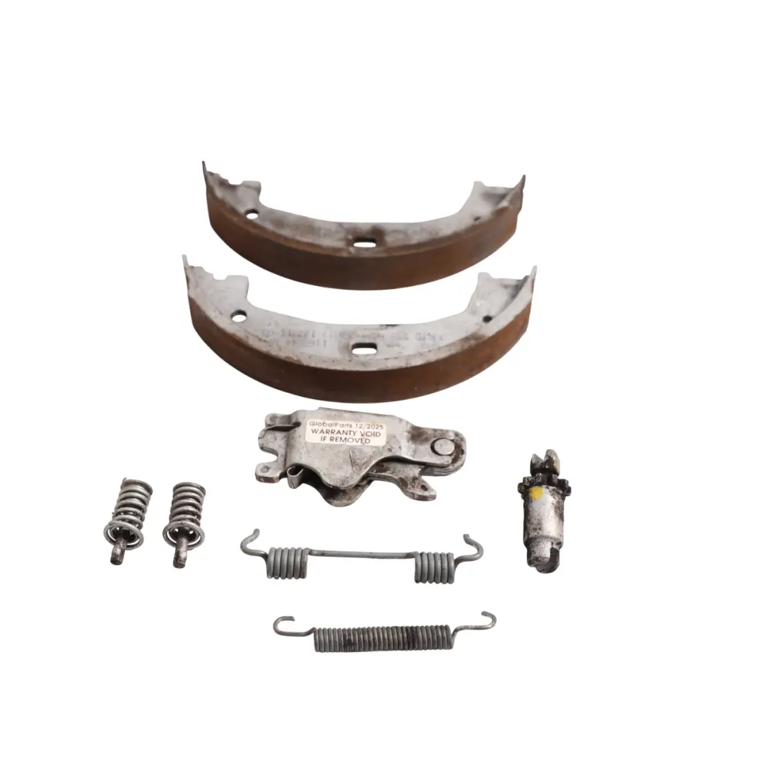 Parking Brake Kit Spring Shoe Set to BMW E81 E87 E90 with Part number 0410823 BMW E81 E87 E90 Parking Brake Kit Spring Shoe Set - SKU 0410823-1 - Part number 0410823