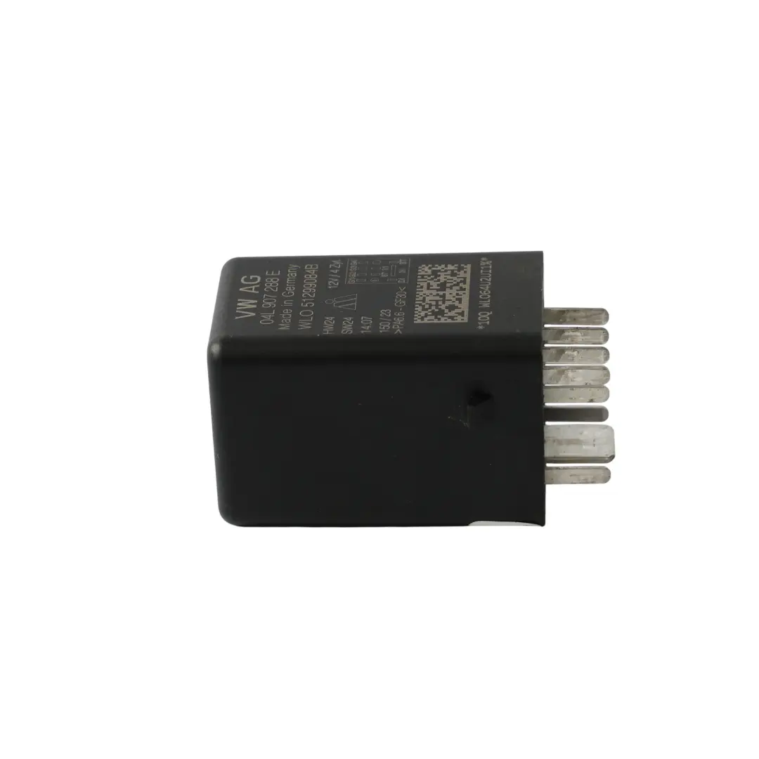 VW Volkswagen Transporter T6 Glühkerzenrelais Schwarz 9-Polig - SKU 04L907288E - Teilenummer 04L907288E