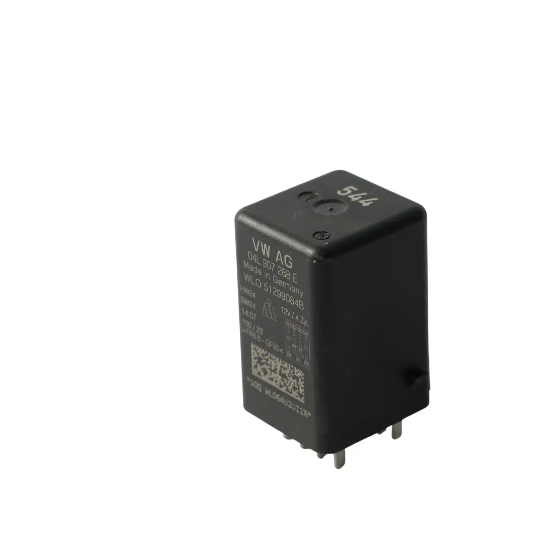 Calentador Relé Negro 9 Pines para VW Volkswagen Transporter T6 con número de pieza 04L907288E VW Volkswagen Transporter T6 Calentador Relé Negro 9 Pines - SKU 04L907288E - Número de pieza 04L907288E