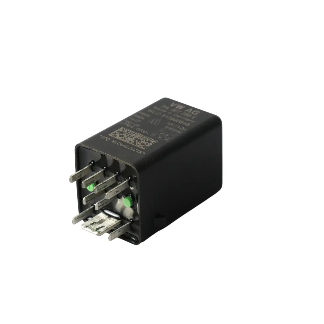 VW Volkswagen Transporter T6 Glow Plug Relay Unit Black 9 Pins - SKU 04L907288E - Part number 04L907288E
