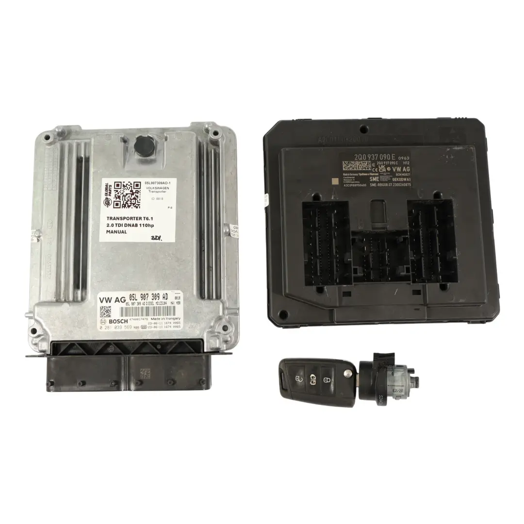 T6.1 2.0 TDI DNAB 110HP Engine Control ECU Kit Manual to VW Transporter with Part number 05L907309AD VW Transporter T6.1 2.0 TDI DNAB 110HP Engine Control ECU Kit Manual - SKU 05L907309AD-1 - Part number 05L907309AD