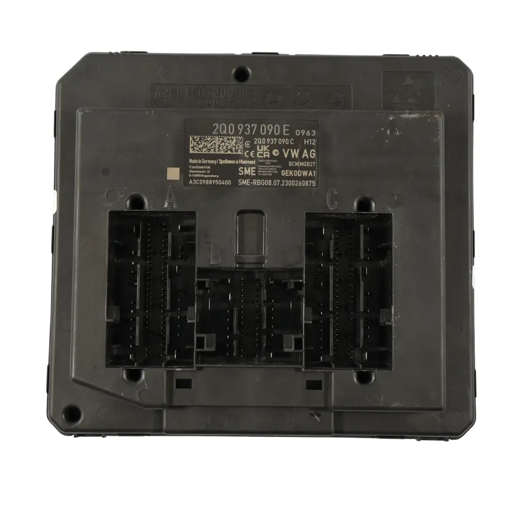 VW Transporter T6.1 2.0 TDI DNAB 110HP Kit ECU Control Motor Manual - SKU 05L907309AD-1 - Número de pieza 05L907309AD