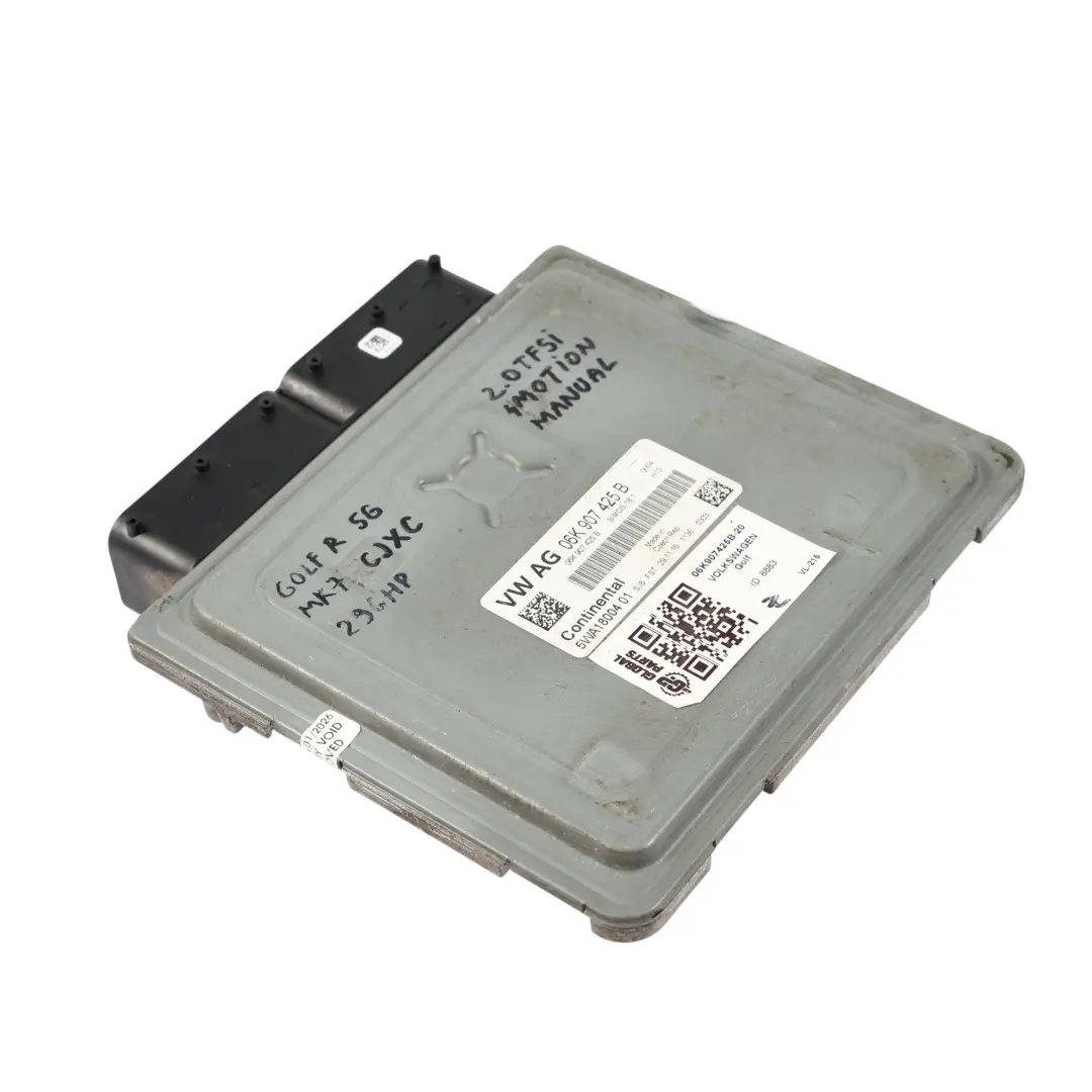 Volkswagen Golf R 5G MK7 2.0TFSI CJXC 300HP ECU Control Motor Manual - SKU 06K907425B-20 - Número de pieza 06K907425B