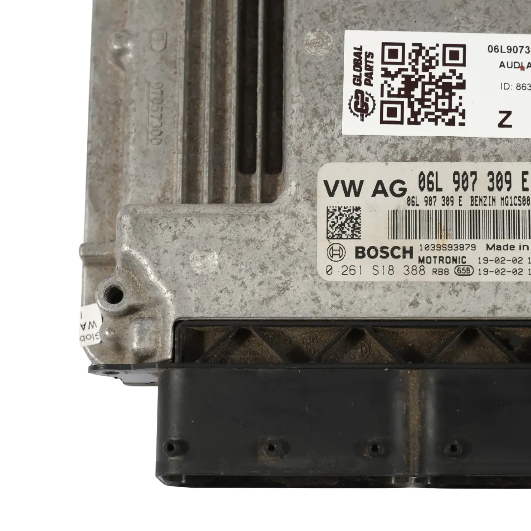 DLVA 190CH Calculateur Moteur Automatique pour Audi A4 B9 2.0 TFSI à propos du numéro de pièce 06L907309E Audi A4 B9 2.0 TFSI DLVA 190CH Calculateur Moteur Automatique - SKU 06L907309E - Numéro de pièce 06L907309E