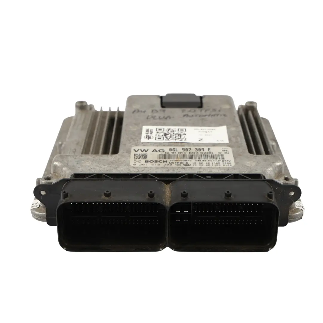 DLVA 190HP Engine Control Unit ECU Automatic to Audi A4 B9 2.0 TFSI with Part number 06L907309E Audi A4 B9 2.0 TFSI DLVA 190HP Engine Control Unit ECU Automatic - SKU 06L907309E - Part number 06L907309E