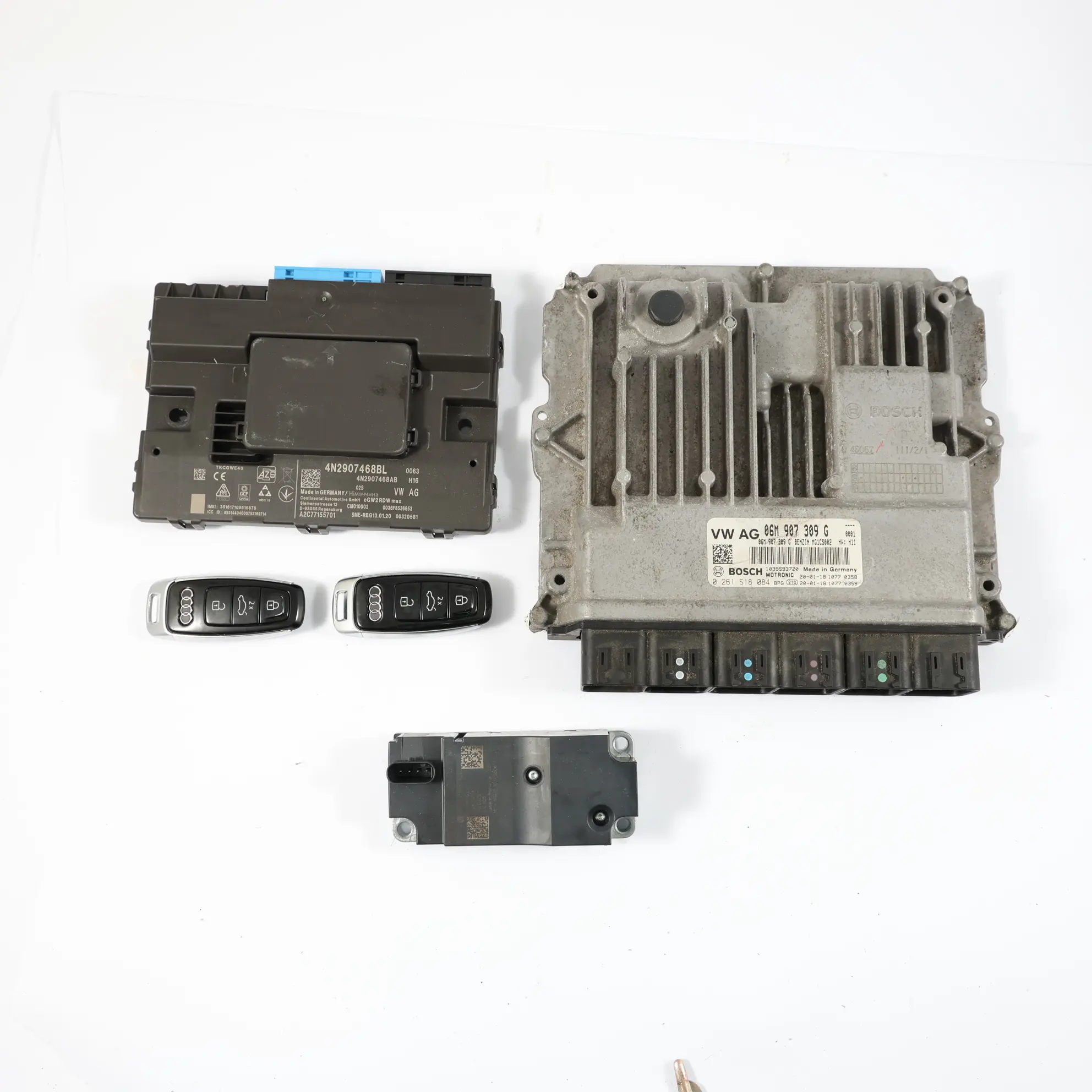 Audi A6 C8 3.0 TFSI Quattro 340HP DLZA Motoreinheit ECU Kit 06M907309G Automatik