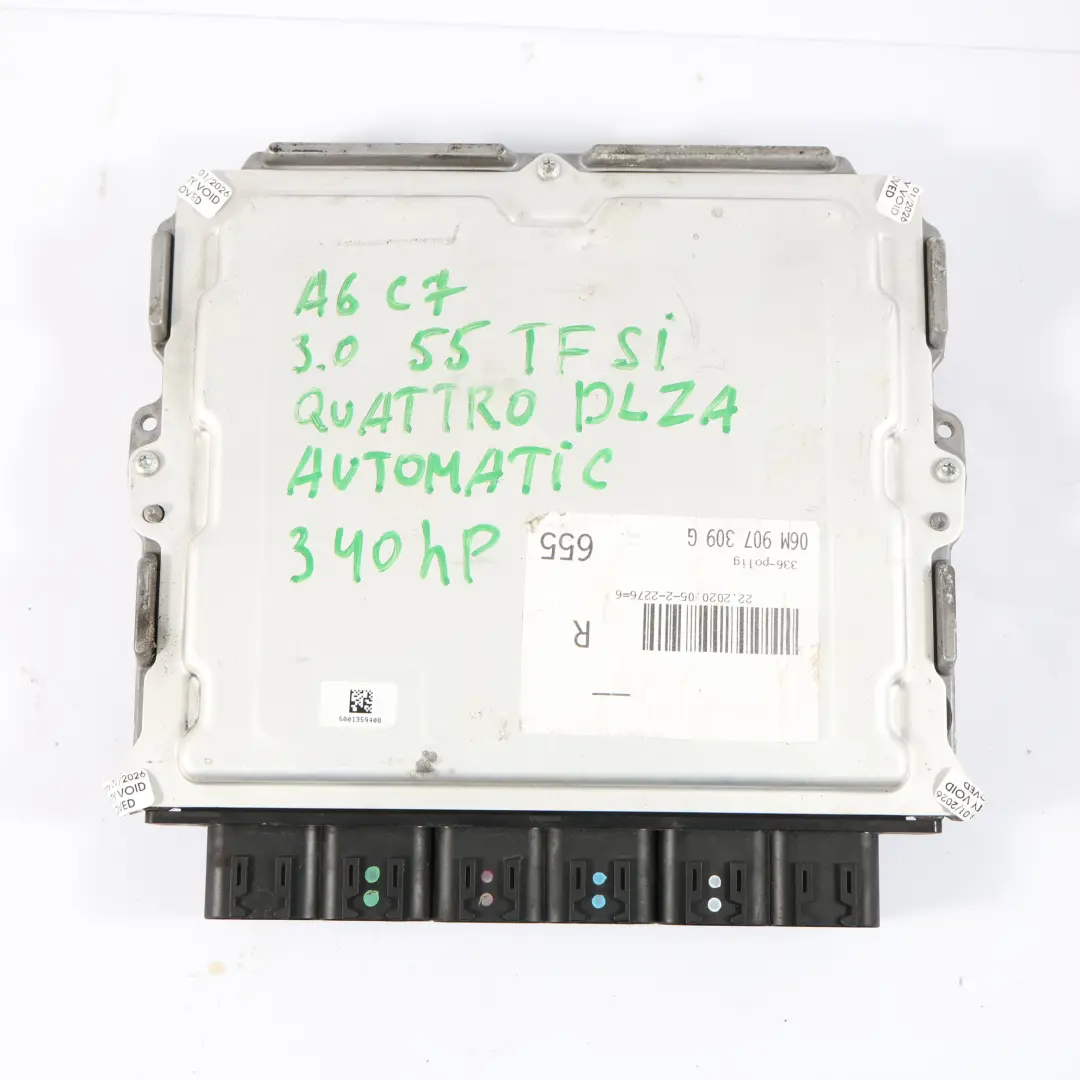 340HP DLZA Motor Kit ECU Automático para Audi A6 C8 3.0 TFSI Quattro con número de pieza 06M907309G Audi A6 C8 3.0 TFSI Quattro 340HP DLZA Motor Kit ECU Automático - SKU 06M907309G-2 - Número de pieza 06M907309G